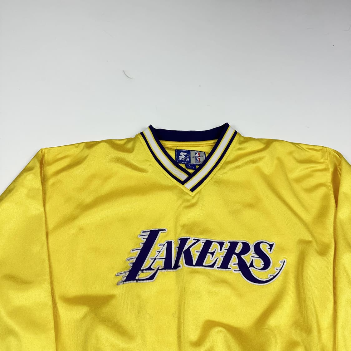 스타터 레이커스 올드스쿨 옐로우 웜업 (실측 L) 상품이미지1