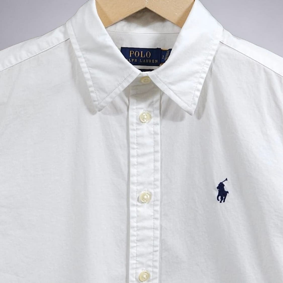 POLO 폴로 랄프로렌 클래식핏 셔츠 화이트 여성44~55 상품이미지2