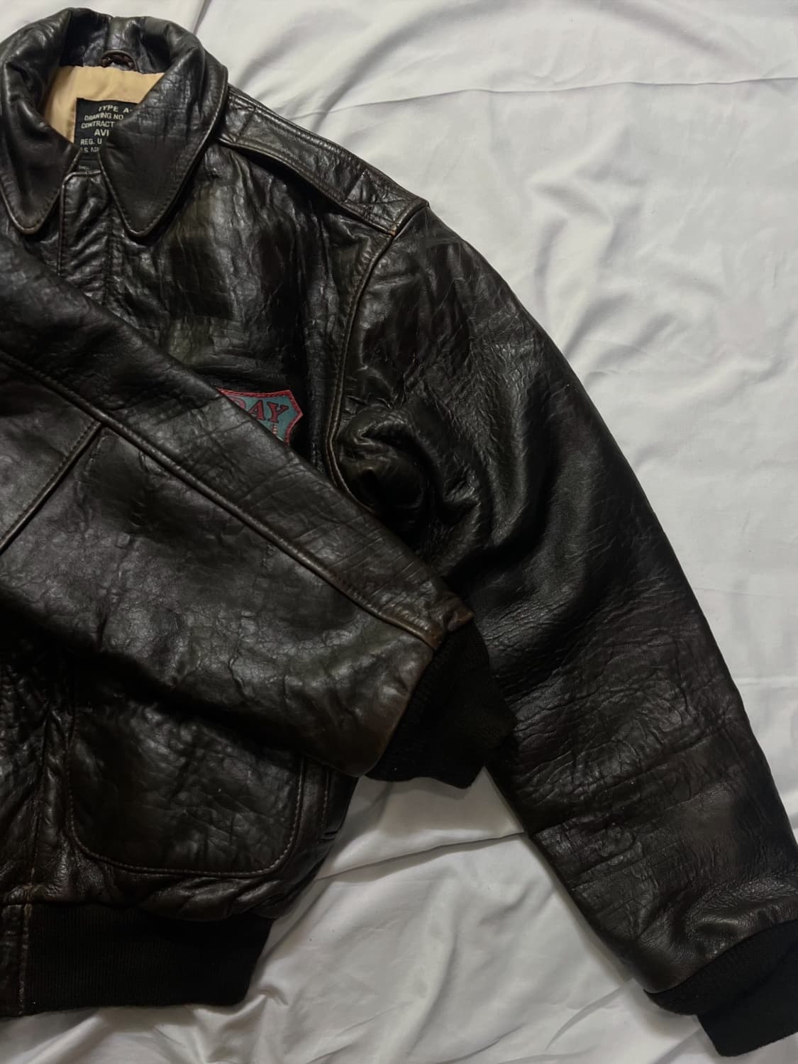 아비렉스 노르망디 가죽자켓 상품이미지10