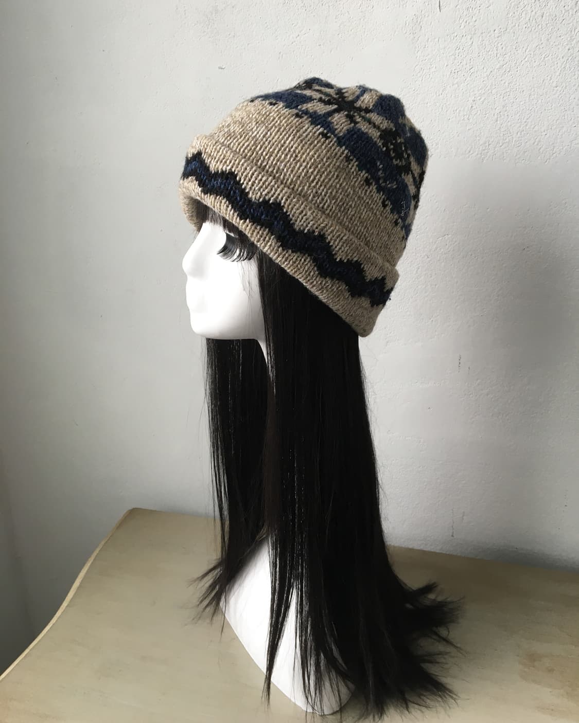  snow pattern knit beanie 상품이미지3
