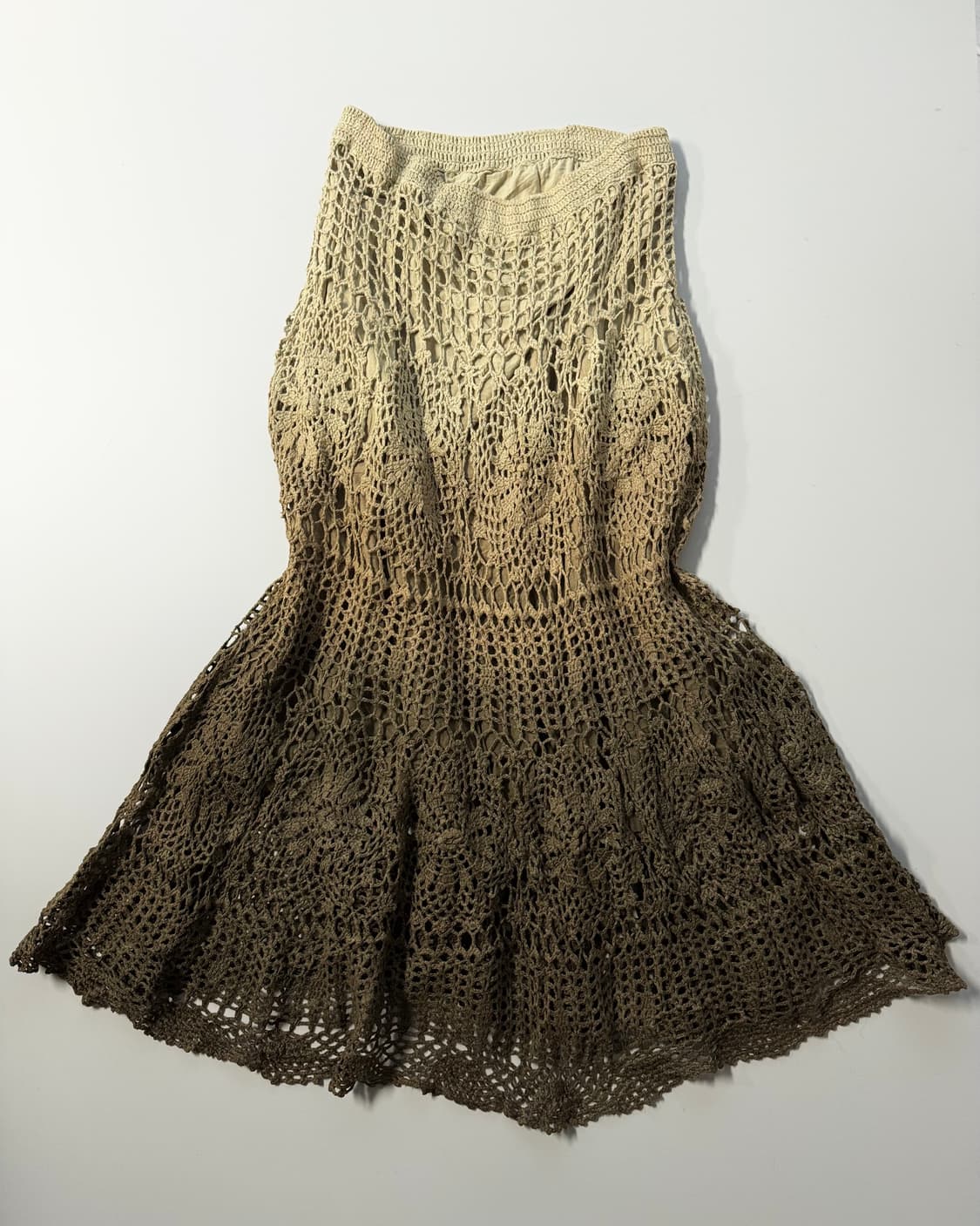 세실맥비 그라데이션 크로셰 롱 스커트 상품이미지2