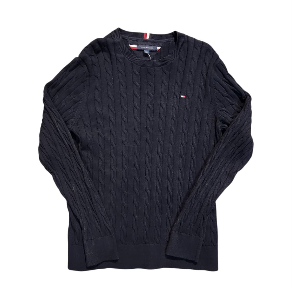 타미힐피거 클래식 코튼 케이블 니트 (L) 상품이미지1
