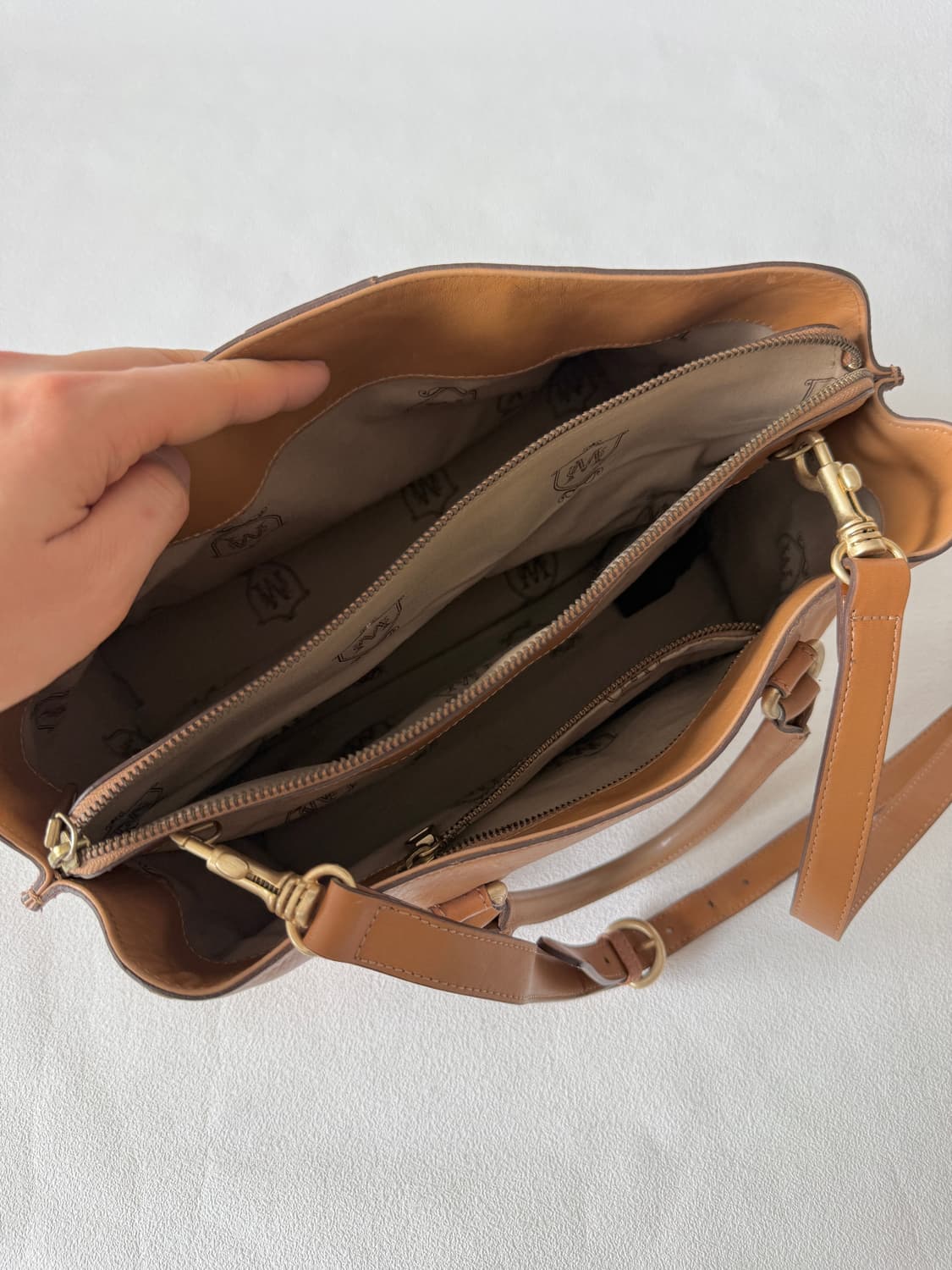 마시모두띠(Massimo Dutti) 레더 토트백(크로스 가능) 상품이미지9