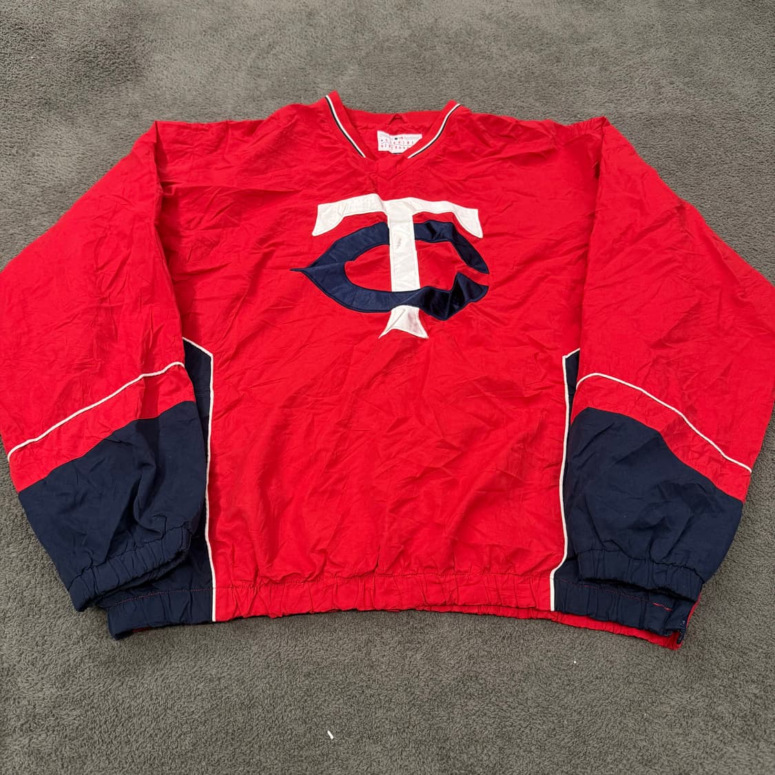 [정품/XL]  MLB 미네소타 트윈스 바람막이 웜업 상품이미지2