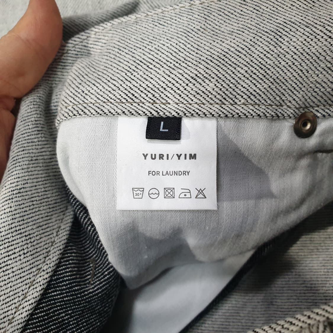 YURIYIM 유리임 와이드 데님 팬츠 L 상품이미지6