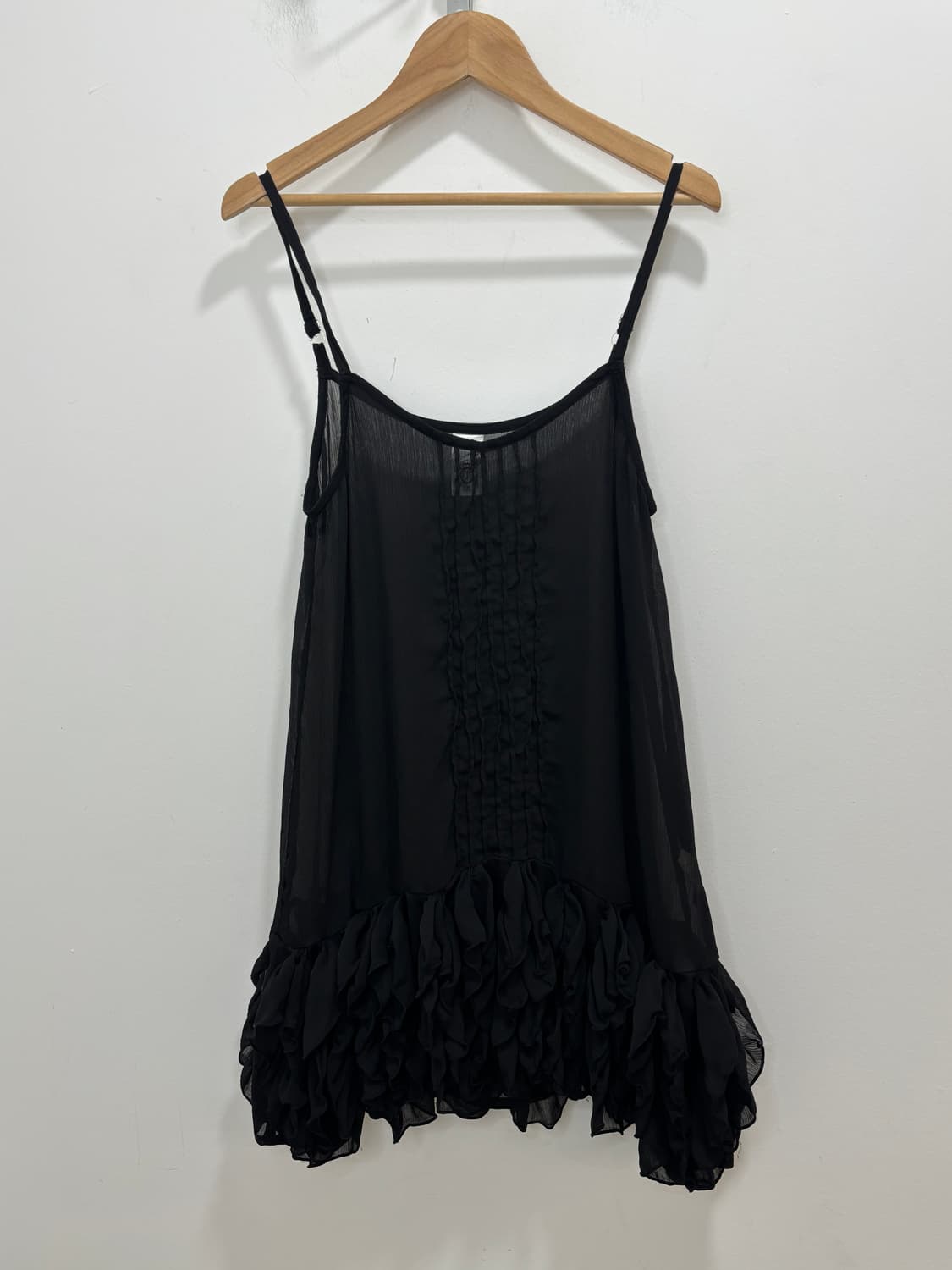 Catedral 레이스 프릴 레이어드 나시 슬리브리스 상품이미지3