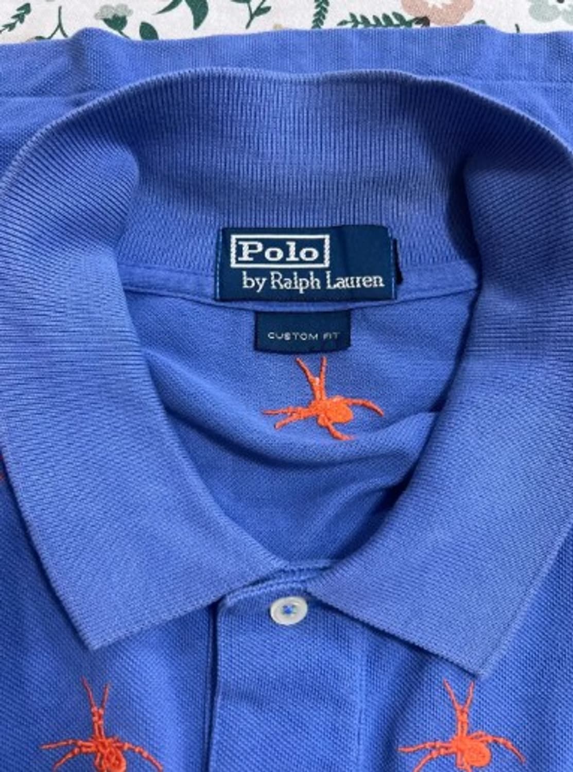 폴로랄프로렌 남성 스파이더자수 PK카라반팔티셔츠 M 상품이미지4