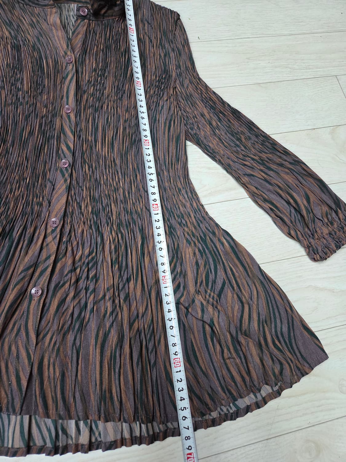 플리츠미  블라우스 + 팬츠  세트  상품이미지3