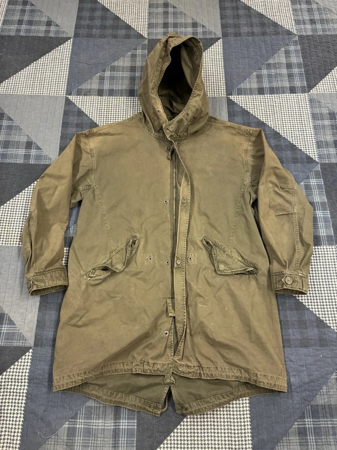 재패니즈 빈티지 90s 갭 밀리터리 리프로 아노락 파카 M 상품이미지6