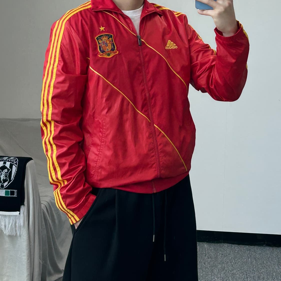 아디다스 12-13 스페인 국대 트랙탑 바람막이 상품이미지9