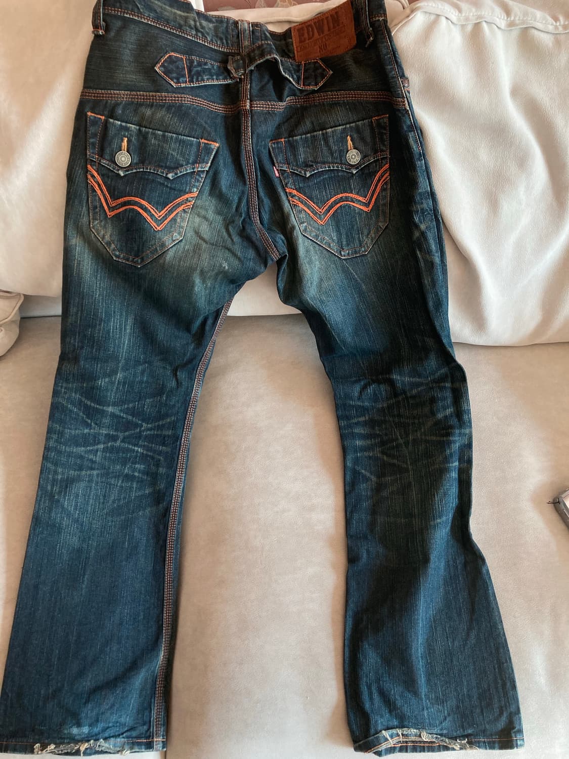 에드윈 센치백 데님 부츠컷팬츠 상품이미지2