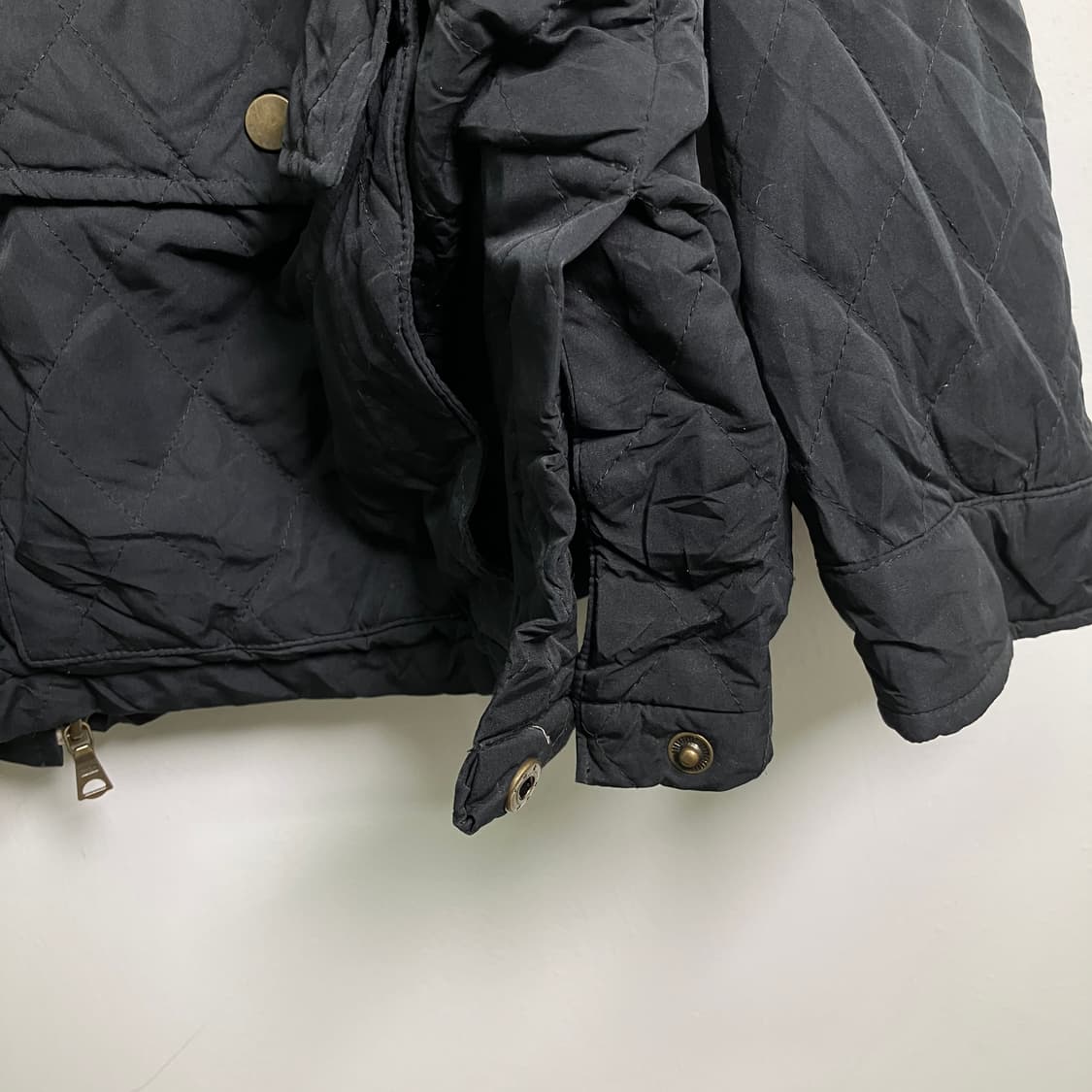 90's 폴로 랄프로렌 블랙 다이아몬드 퀄팅 자켓 L 상품이미지8