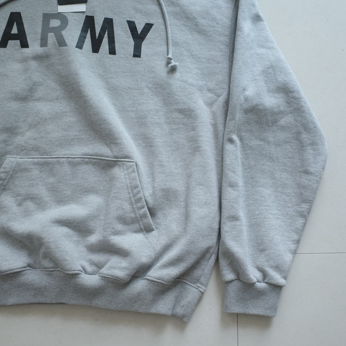 [Deutero] 듀테로 ARMY 후디 멜란지 그레이 (M)-새상품 상품이미지3