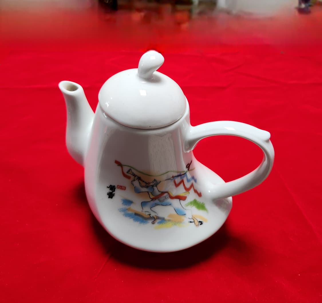 빈티지 도자기 정종주전자 찻주전자 상품이미지2