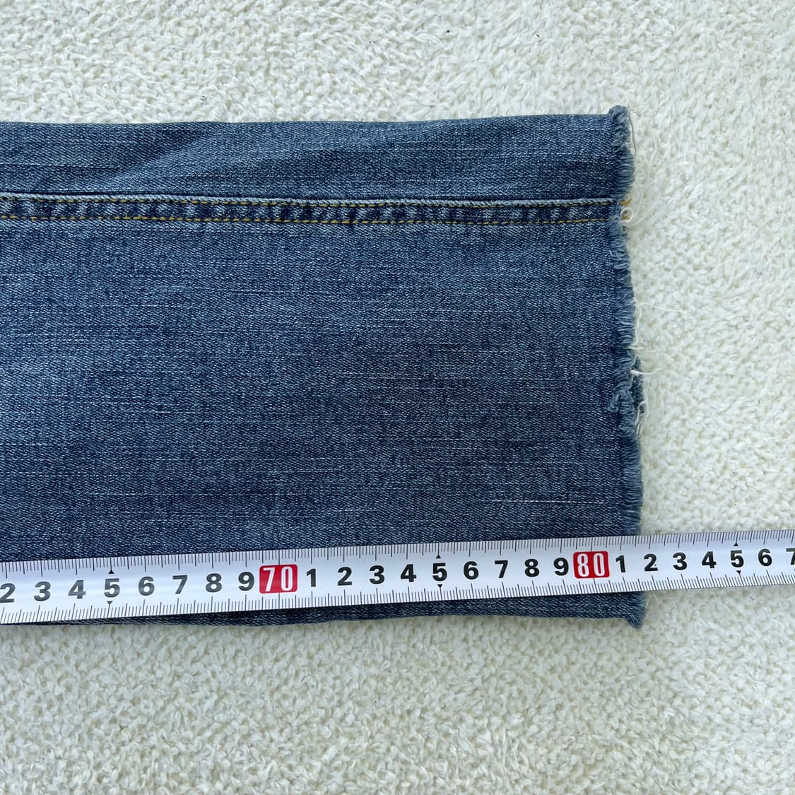 26 빈티지 여성 컷팅 데님 0330M 상품이미지8
