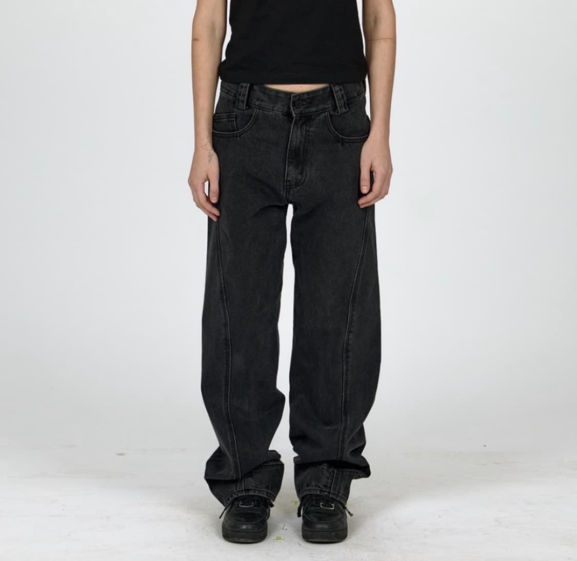 MPa DRIFT DENIM PANTS (BLACK) M 상품이미지1