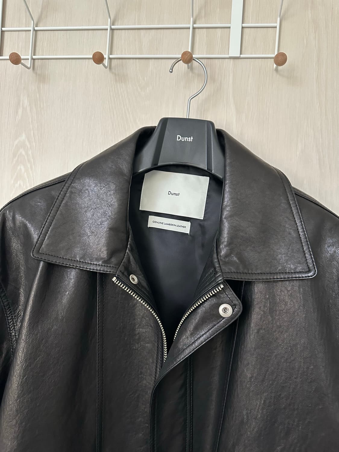 던스킨 램스킨 블루종 블랙 L사이즈 판매합니다. 상품이미지2