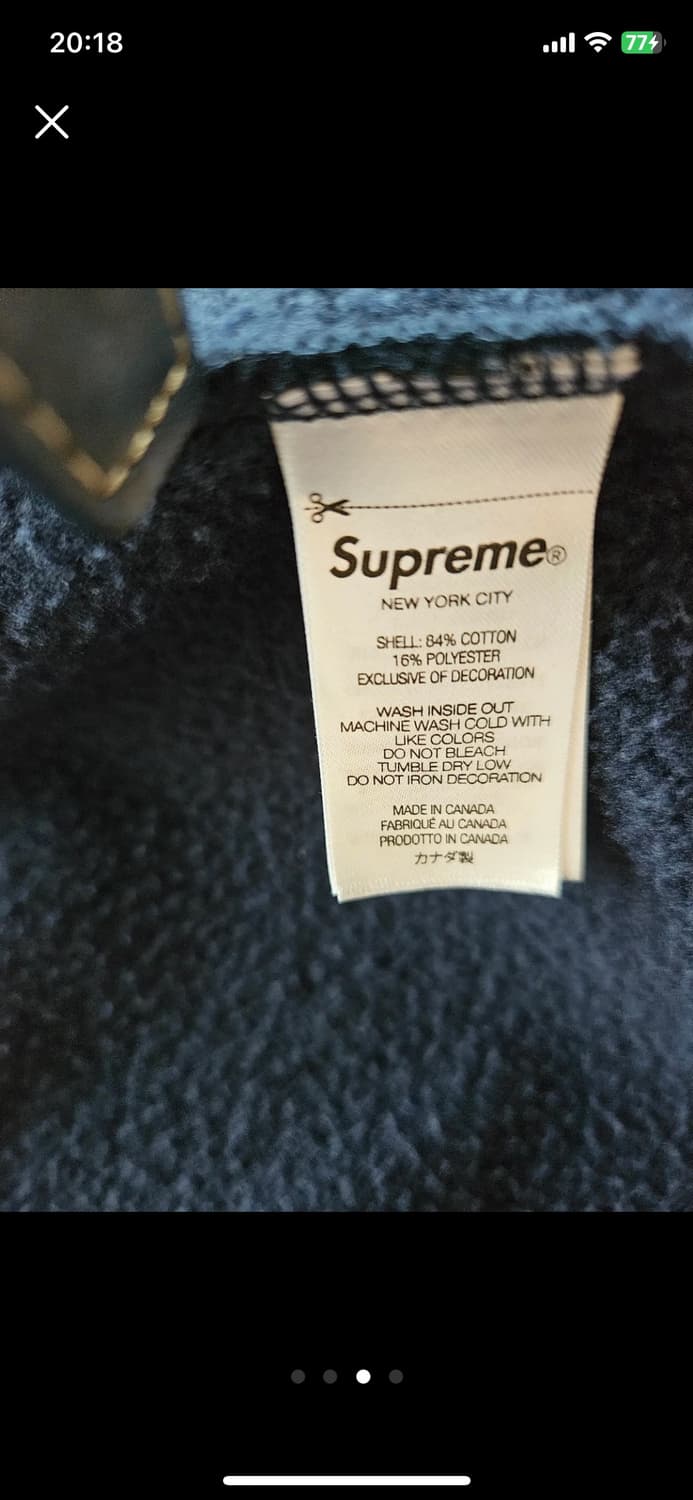 슈프림 s 후드집업 상품이미지3