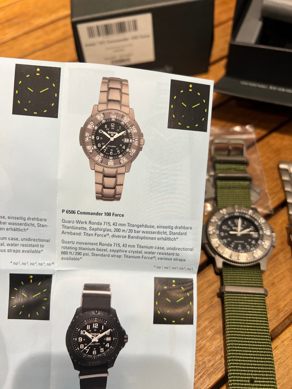 트레이저 H3 커맨더 100 포스 티타늄 판매합니다.  상품이미지3