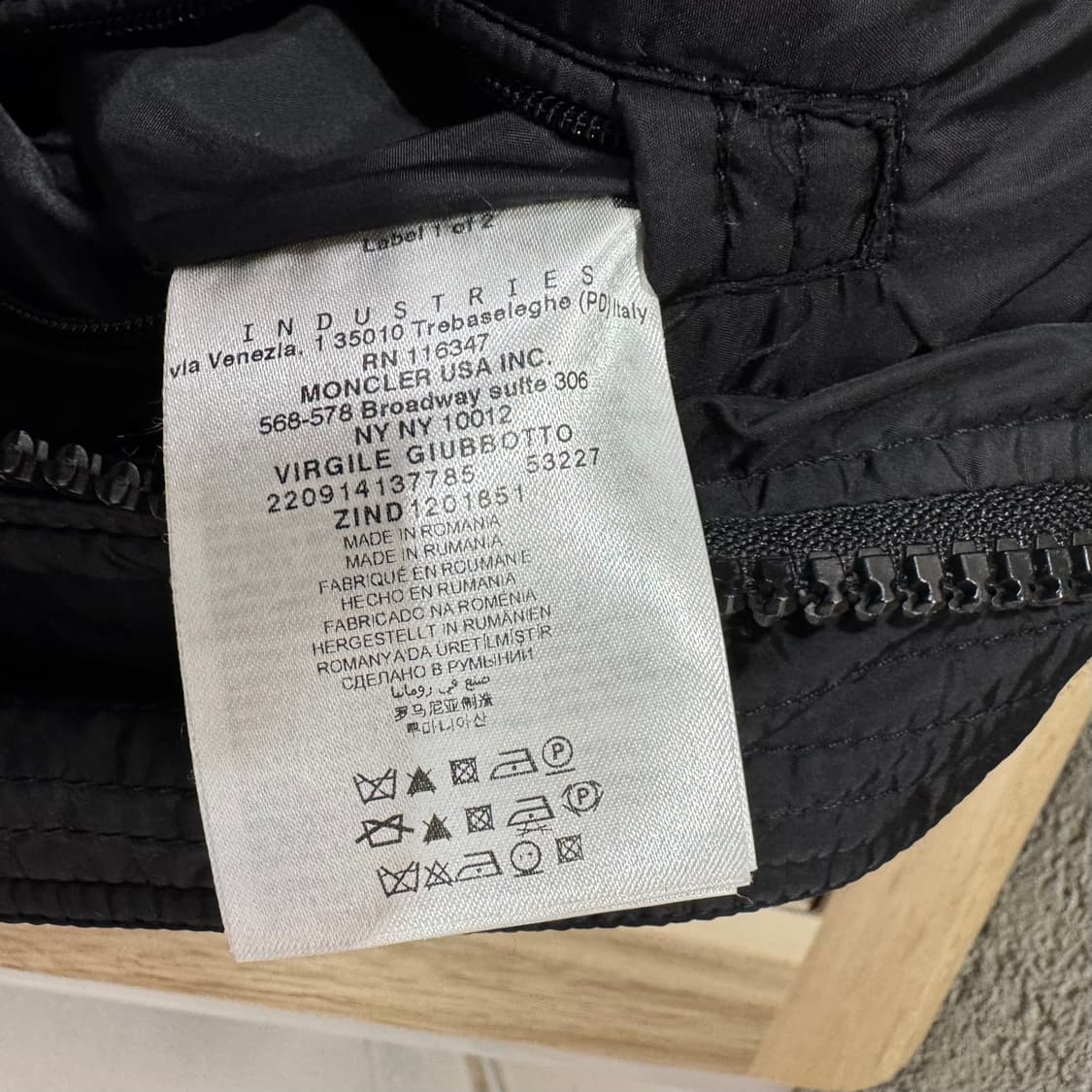 몽클레어 우먼스 버질 주보토 다운 패딩 (XS)   상품이미지7