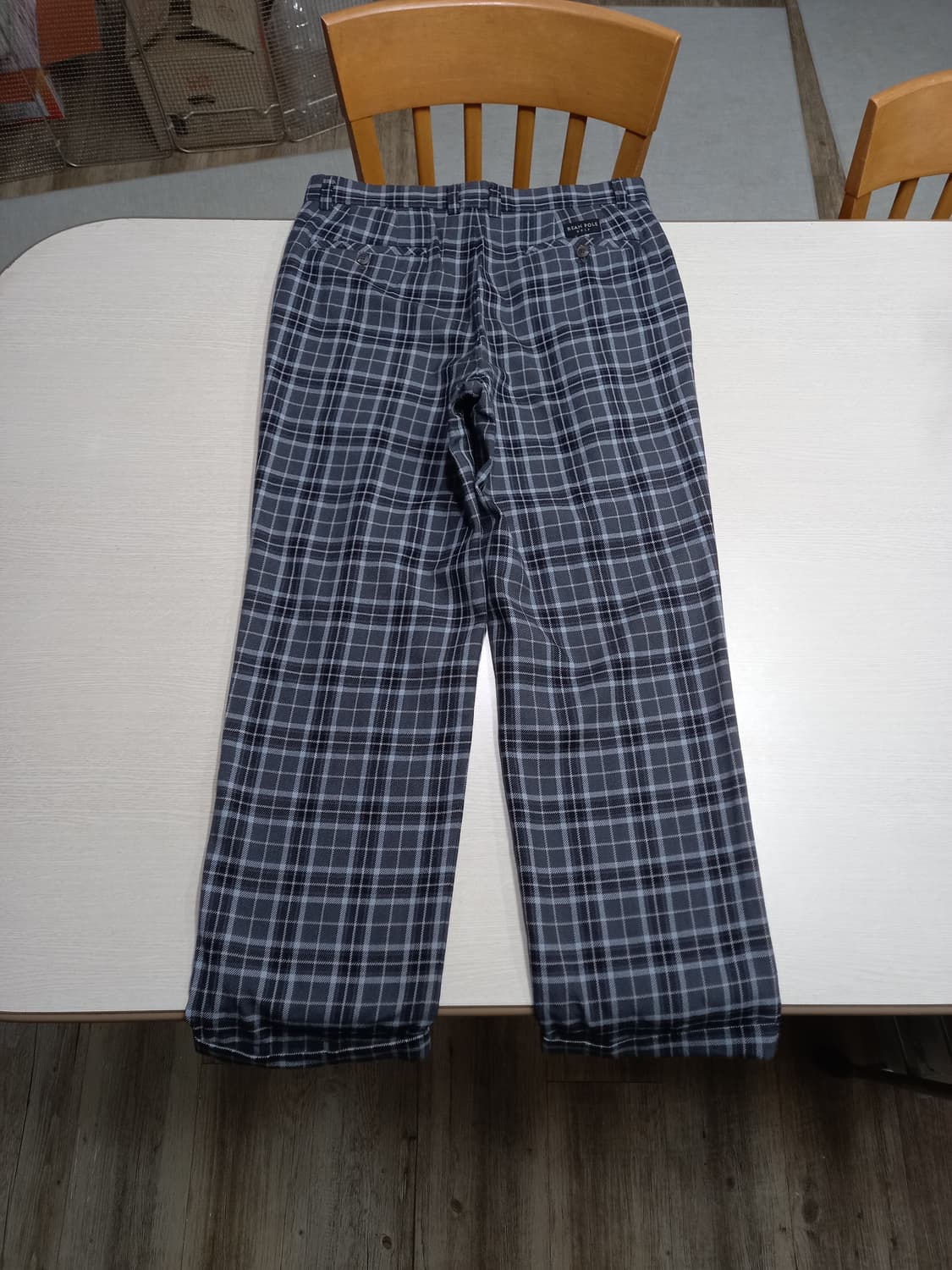 33 BEANPOLE GOLF 울 체크 골프바지 다크그레이 33-416 상품이미지2