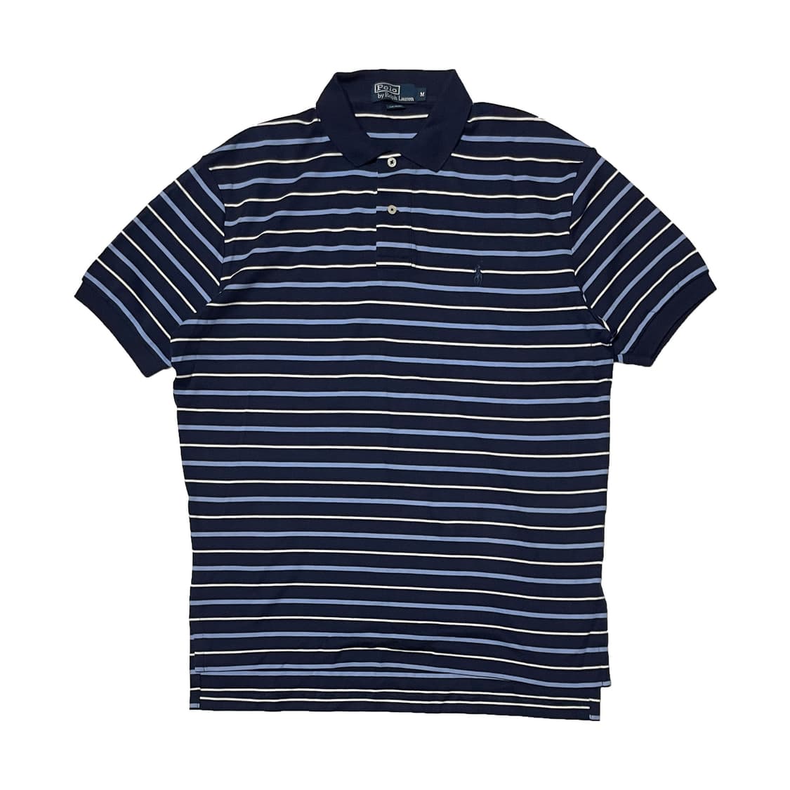 폴로 랄프로렌 네이비 스트라이프 카라티 상품이미지1