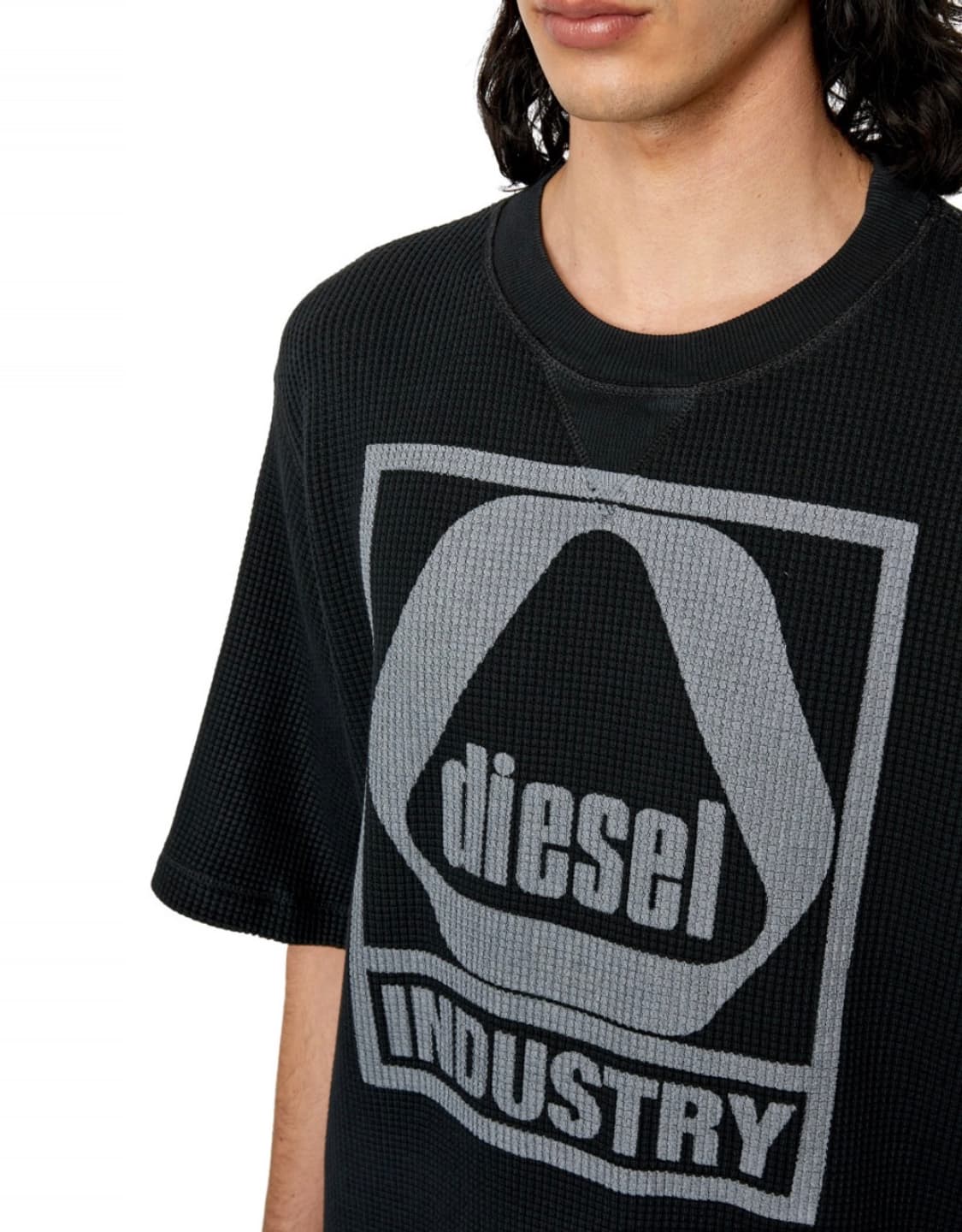 디젤 와플 티셔츠 MIKINA DIESEL S-COOLWAF SWEAT 상품이미지3