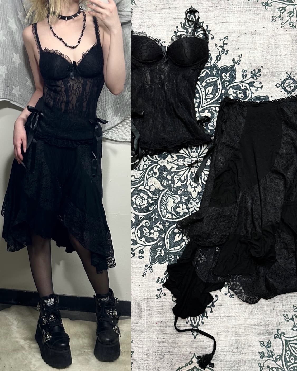 goth punk dark lolita set 상품이미지1