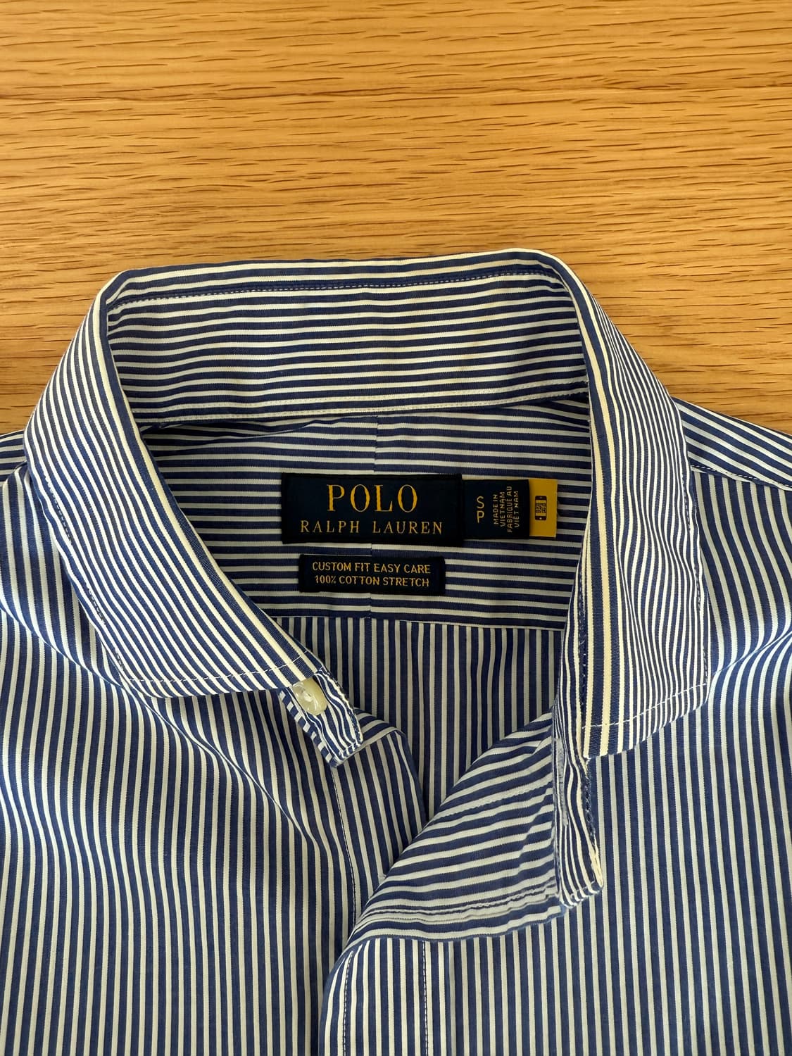 Polo Ralph Lauren 핀스트라이프 셔츠(큐알 정품 인증) 상품이미지6