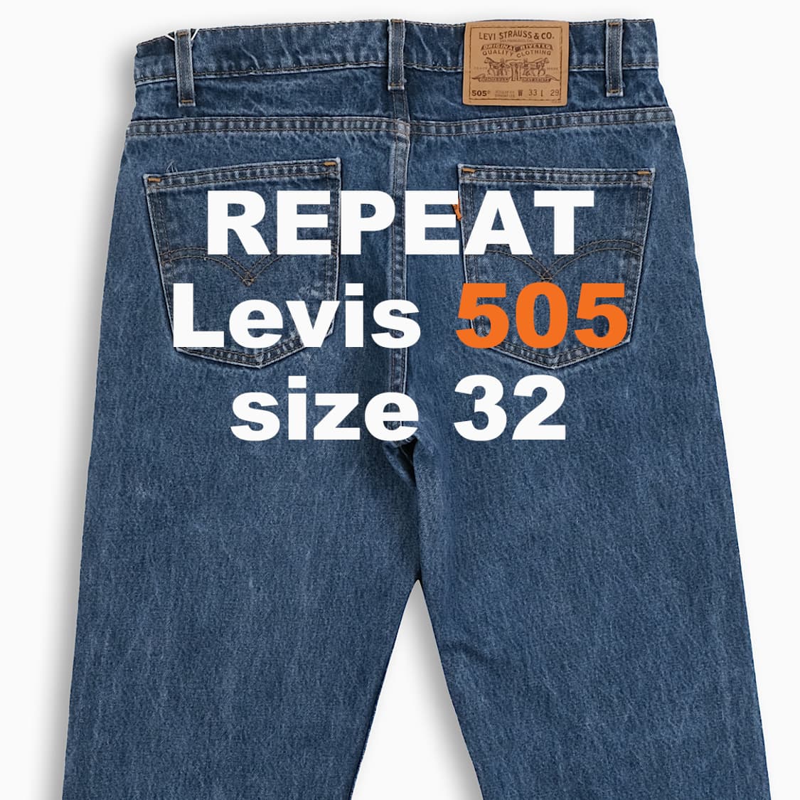 빈티지 리바이스 505 오렌지탭 90s USA 32인치 OR5053366 상품이미지1