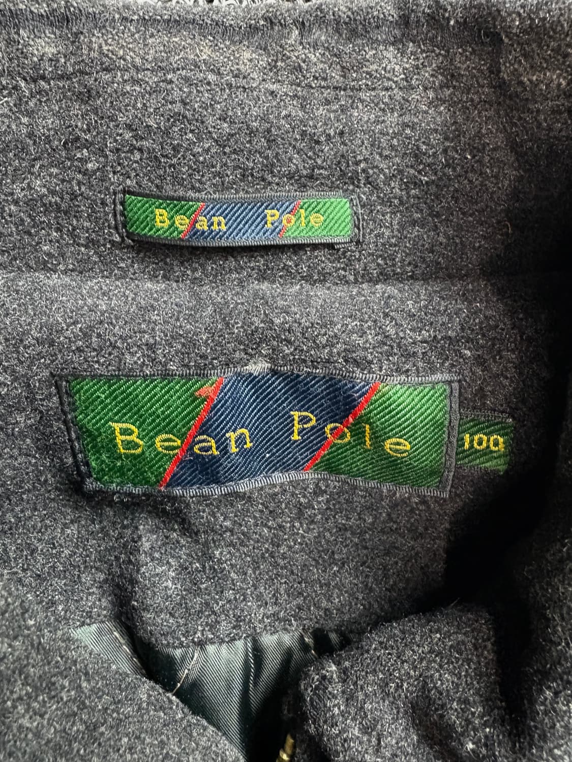 빈폴 울 혼방 헤비 모직 블루종 자켓 2542 상품이미지4