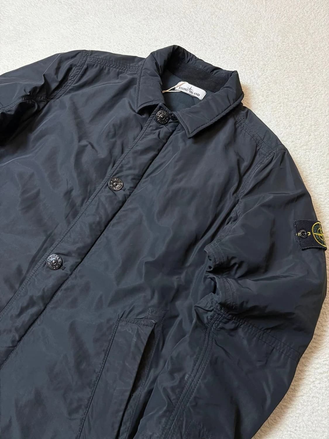 스톤아일랜드 마이크로 렙스 패치 트렌치 코트 PN6653 상품이미지2