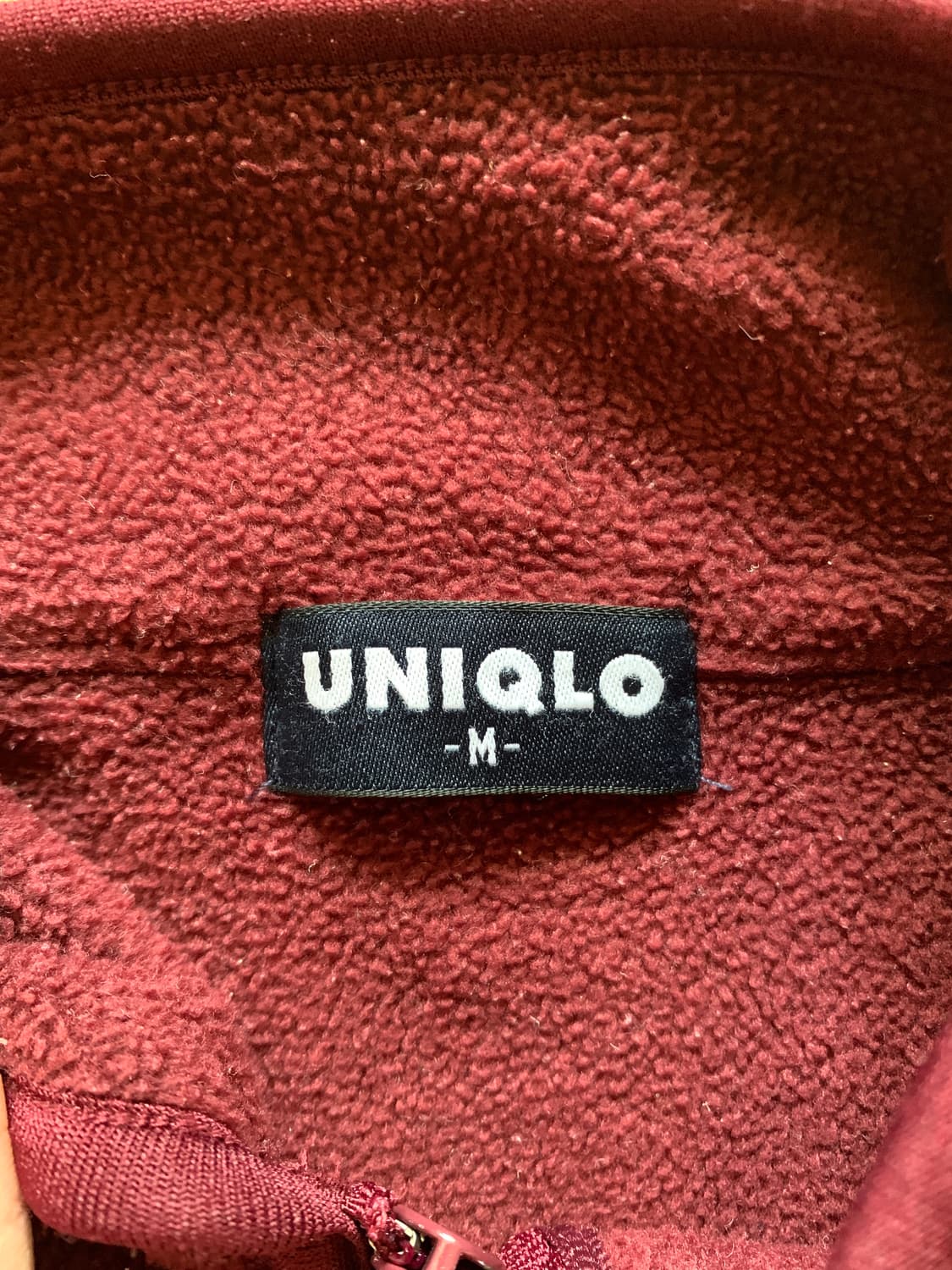 올드 유니클로 플리스 반집업 M 상품이미지3