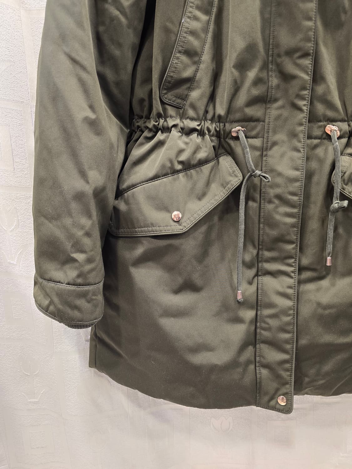 자라 ZARA trf 카키 겨울 야상 M (66) 상품이미지4