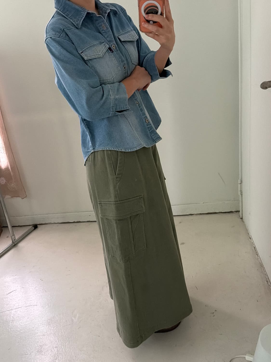 일본빈티지 FLASH BLUE 데님 셔츠자켓 상품이미지2