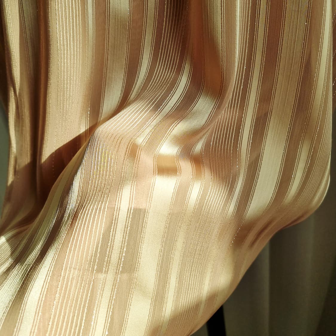 Petit Poudre 금사 드레이핑 셔링 원피스 드레스 (프리) 새상품 상품이미지8