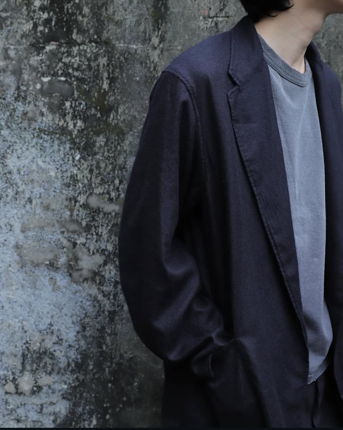 코모리 캐시미어 스트라이프 자켓 상품이미지7