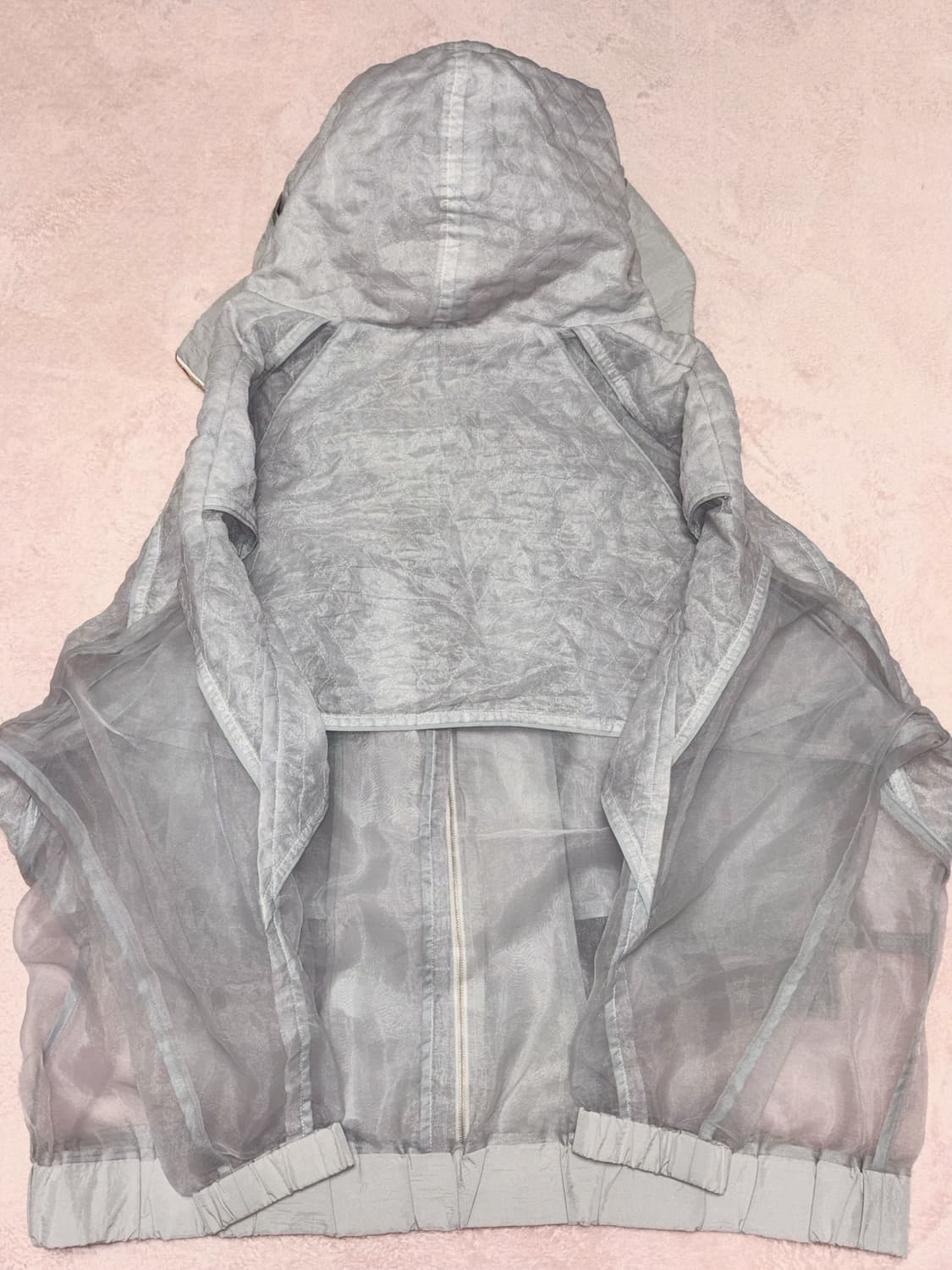 BALMUNG 발뭉 퀼트오간자하이넥파카 아노깔 상품이미지3