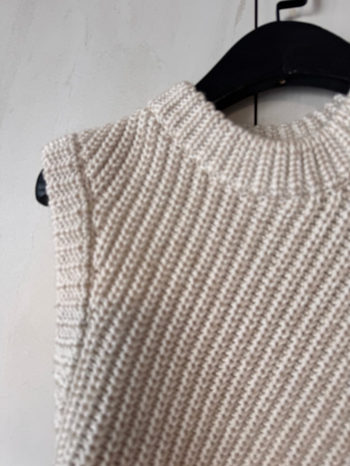 새상품 영국 브랜드DAGMAR 다그마 니트 조끼 XS 아이보리 상품이미지7