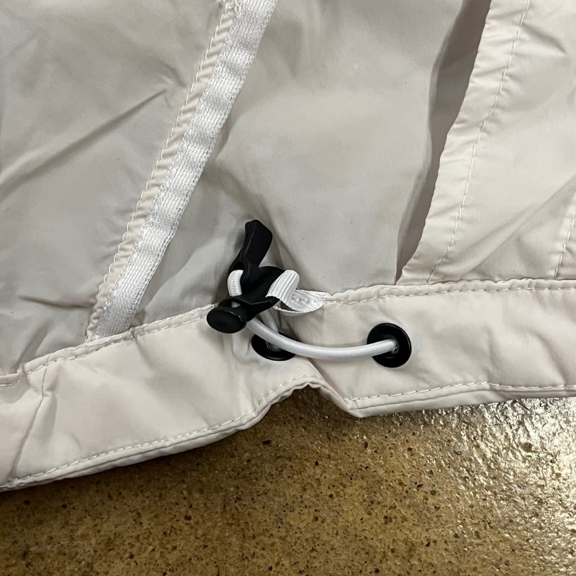 [정품/M] 내셔널지오그래픽 화이트 바람막이 자켓 b14 상품이미지8