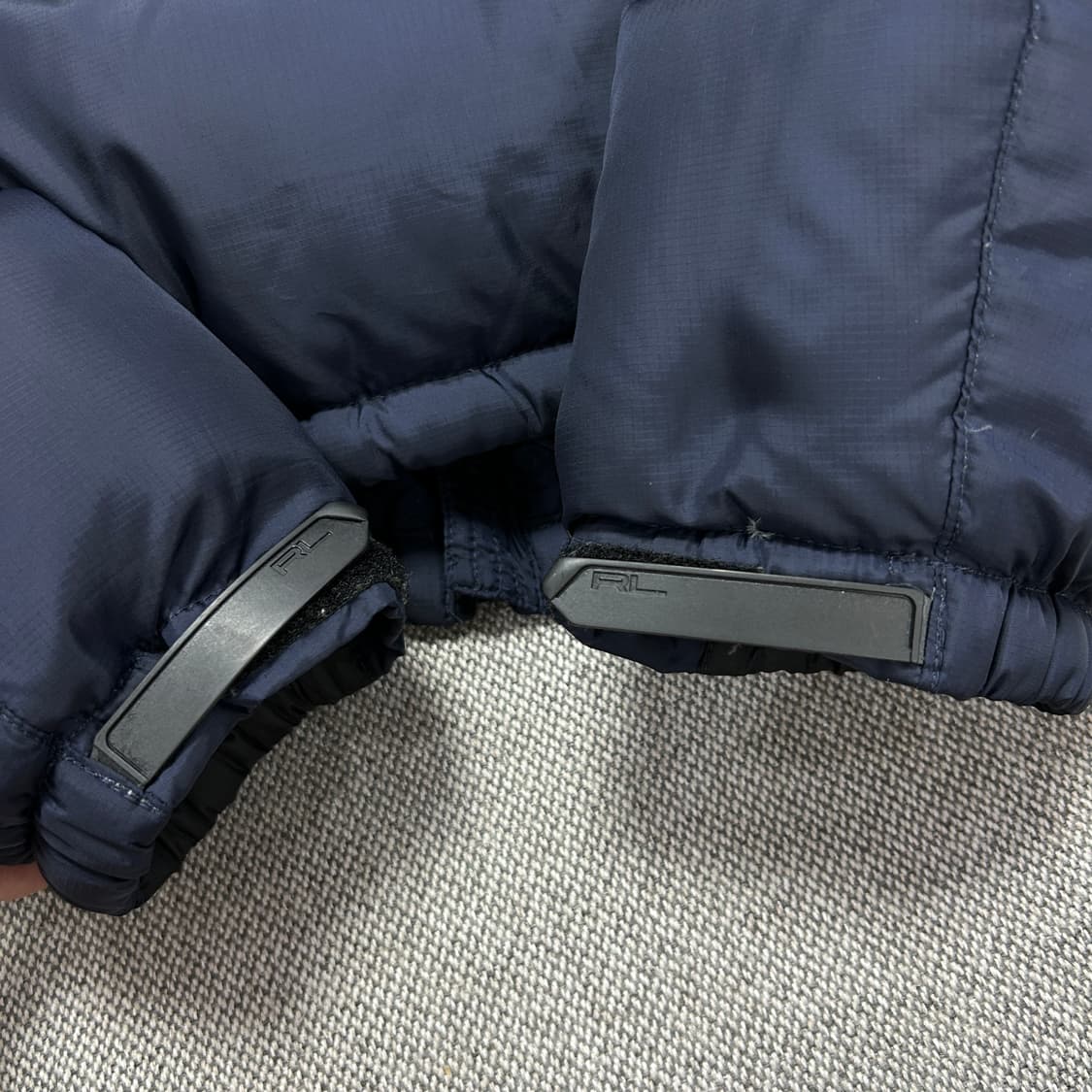 폴로 네이비 오렌지포니 덕다운 패딩(M) 상품이미지8