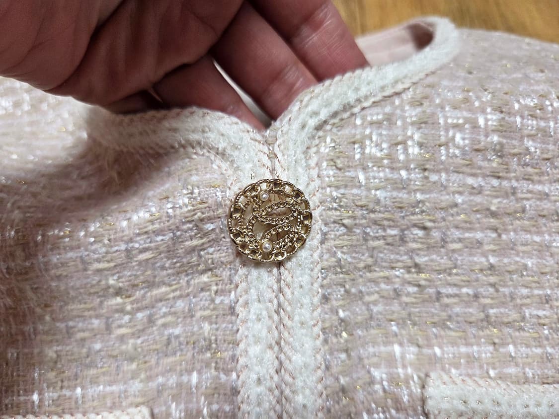 라인(LINE) 트위드원피스 55 새상품 상품이미지6