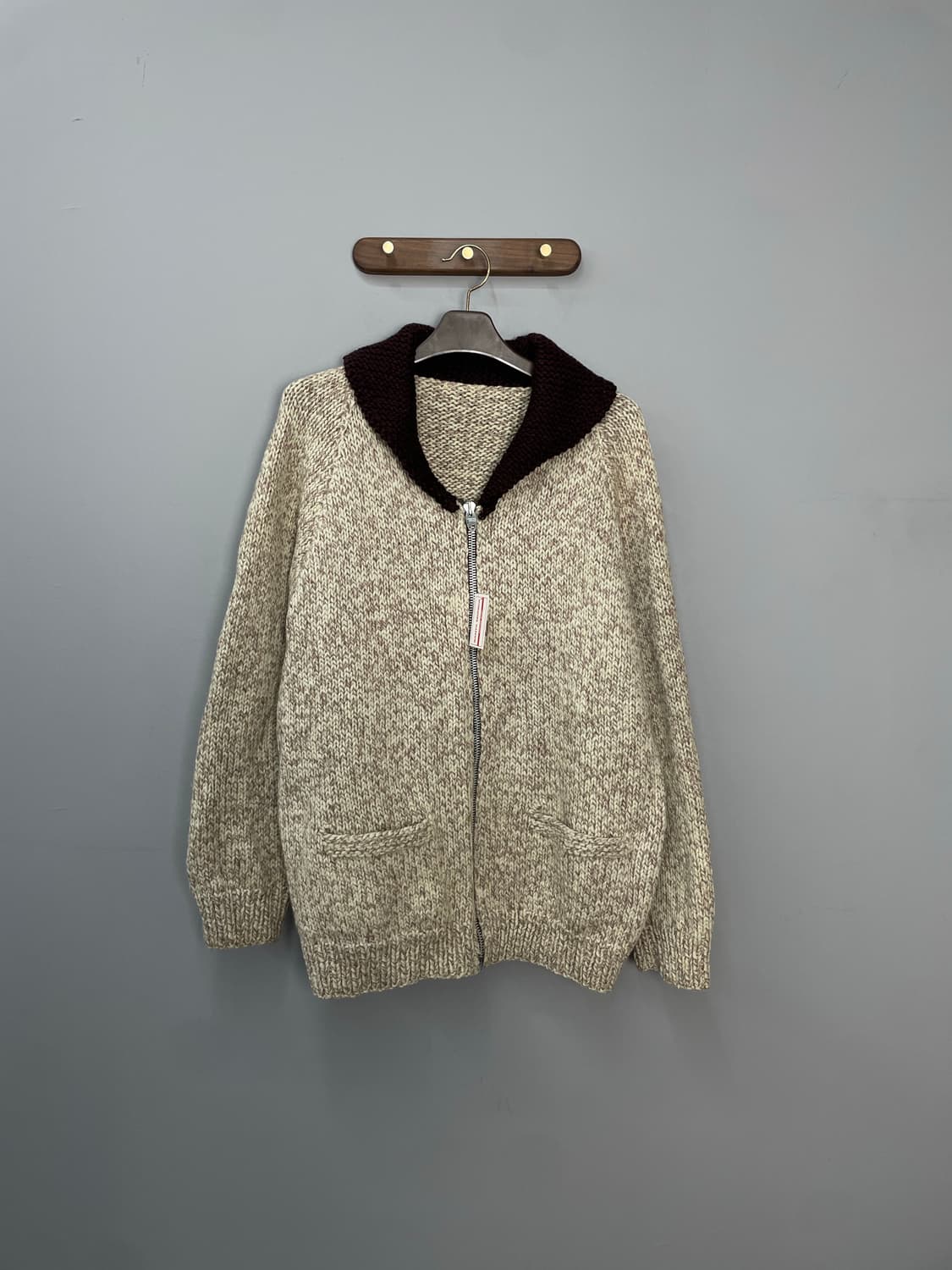 빈티지 니트 집업 자켓 H1900 상품이미지2