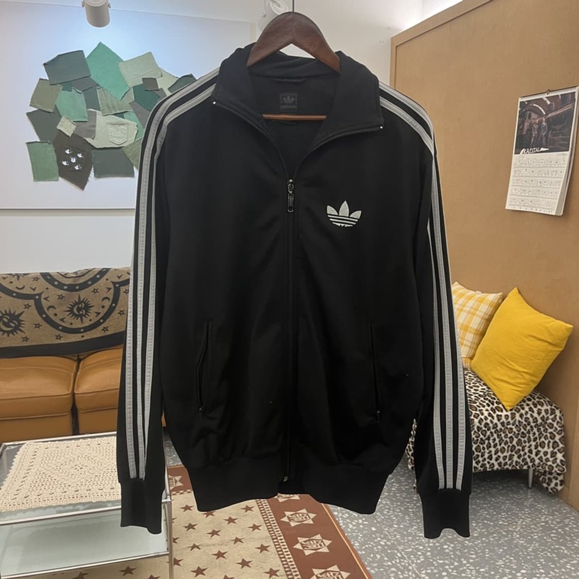 아디다스 올드스쿨 빈티지 흑탭 파이어버드 져지 집업 105 C09776 상품이미지3