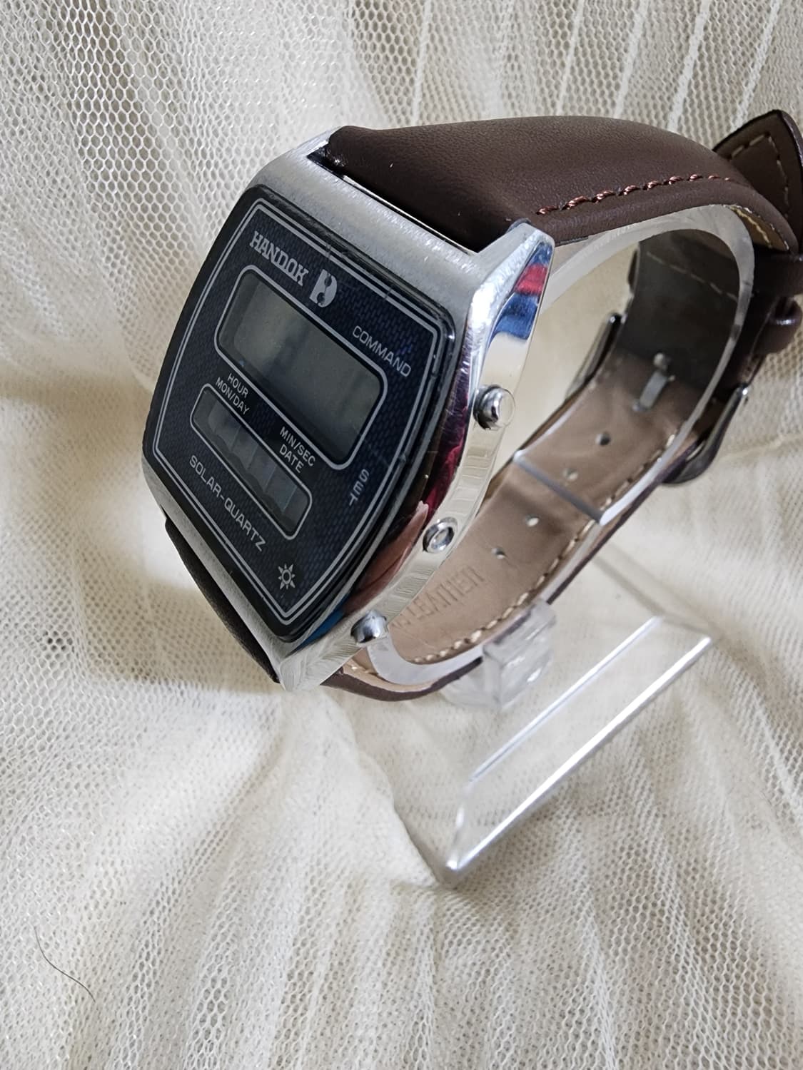 80s 한독 빈티지 솔라 쿼츠 전자시계 상품이미지3