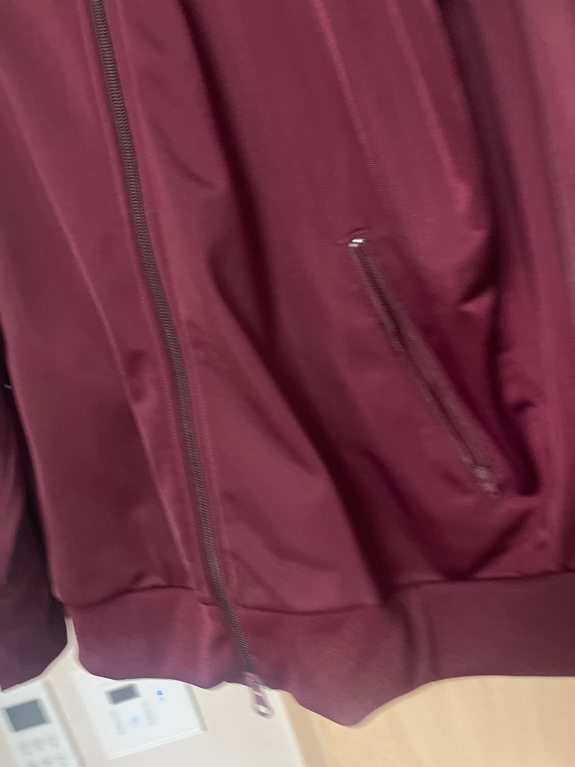 아디다스 머룬 자켓 트랙 져지(m) 상품이미지3