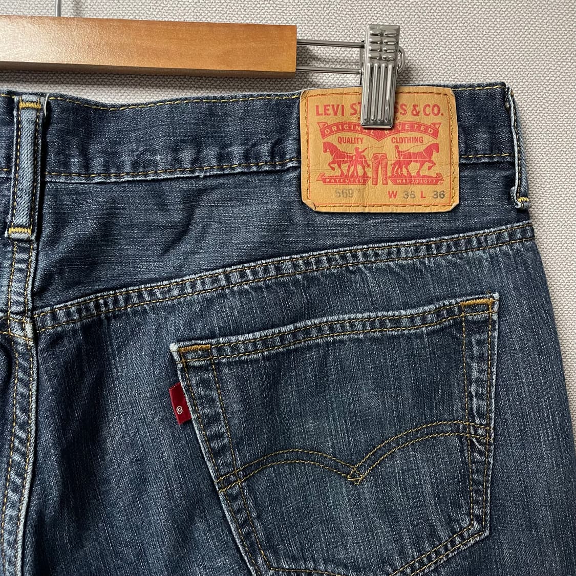 36x36 리바이스 Levi’s 569 블랭크탭 상품이미지4