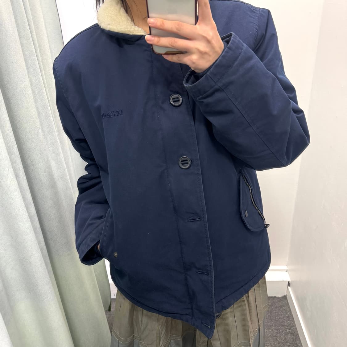 커버낫 네이비 덱자켓 상품이미지1