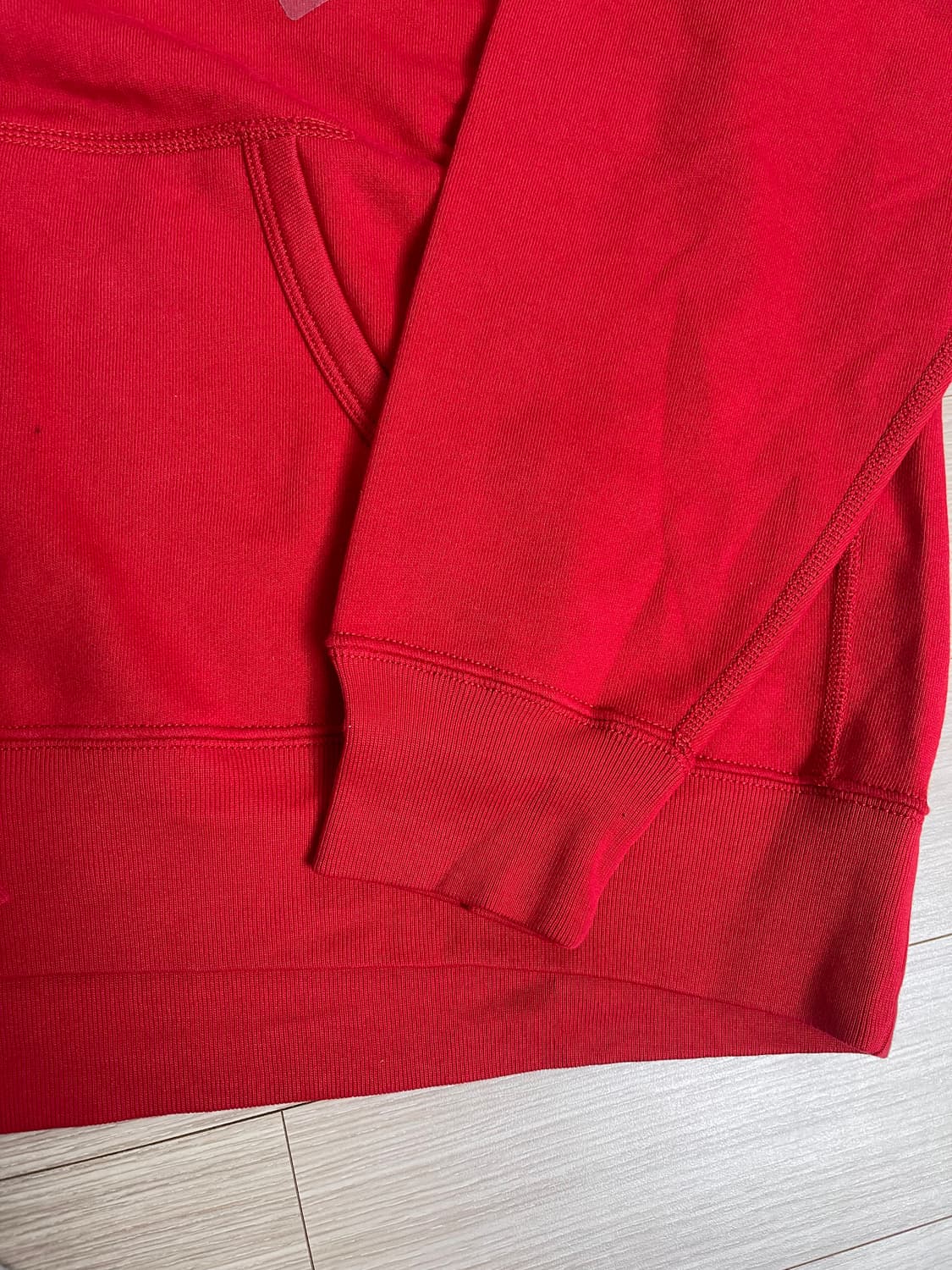 폴로 랄프로렌 레드 후드티 상품이미지5