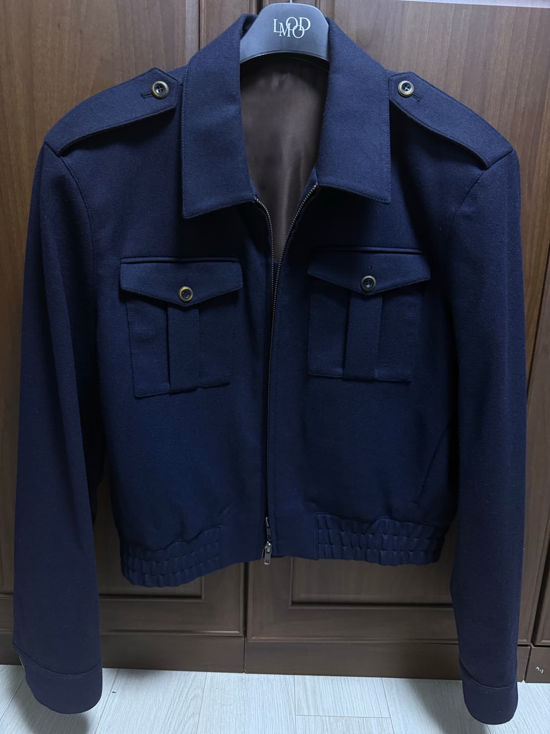 엘무드 로마노 울 자켓 48 새상품급 상품이미지3